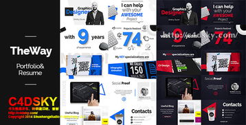 品牌管理利器 公司人员信息简介及商品代理宣传模板